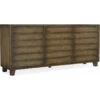 Desert Sands Buffet - Dark Wood - Beige Bronze Brown Orange Grey Natural Taupe