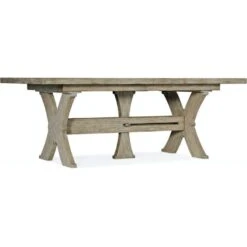 Garden Vittorio 80In Rectangle Dining Table - Beige Brown Natural Off White Taupe - Wood - Rectangle