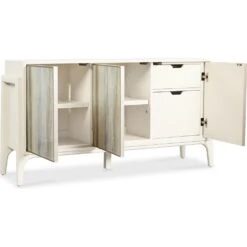 Hera Credenza - Whites/Creams/Beiges -France and Son Store 6052 10464 80 open silo