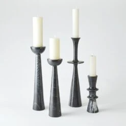 Center Flair Candle Stand-Black -France and Son Store 60663