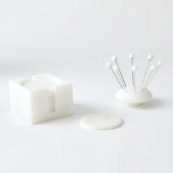 Alabaster Coasters - Set Of 8 -France and Son Store 60709 6c6742d8 97fe 45d7 9dc3 ddf19151c9c5