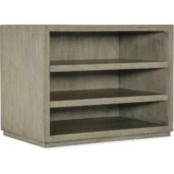Bluff Desk - 96In Top-Open Desk Cabinet And 1 Leg - Grey - Wood -France and Son Store 6150 10413 85 silo 140e04ec 6c83 4dba 989c 7d6eb23b4965