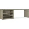 Bluff Desk - 96In Top-Open Desk Cabinet And 1 Leg - Grey - Wood -France and Son Store 6150 10947 85 silo