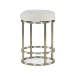 Brooklyn Creek Counter Stool - Silver - Round