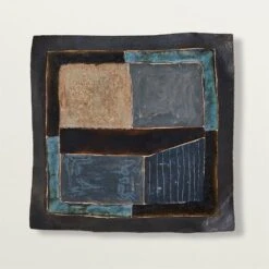 Indigo Abstract Platter -France and Son Store 61606