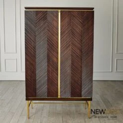 Latilla Tall Bar Cabinet