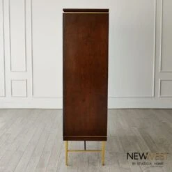 Latilla Tall Bar Cabinet -France and Son Store 63379