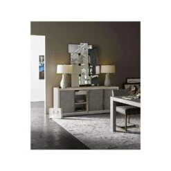 Modern Brinkley Credenza -France and Son Store 643 DR RS15 779 open C