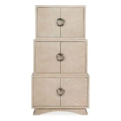 Tiered Compartment Bar Cabinet