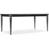 Charleston Rectangle Leg Dining Table W-2-22in Leaves