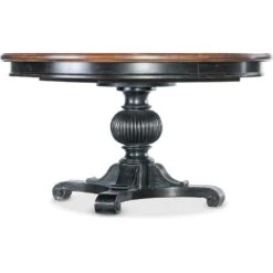 Charleston Round Pedestal Dining Table W/1-20in Leaf