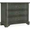 Charleston Three-Drawer Accent Chest - Gullah Green