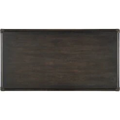 Retreat Pole Rattan Writing Desk - Dark Wood -France and Son Store 6950 10458 99 top