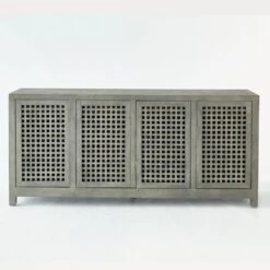 Driftwood Lattice Credenza