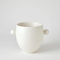 Ball Handled Ice Bucket-White -France and Son Store 71064