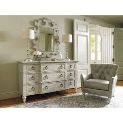 Lexington Barrett Triple Dresser - Oyster -France and Son Store 714 233 Video use ab91741b ab01 4dd4 8663 48e54b1a180e