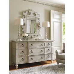 Lexington Barrett Triple Dresser - Oyster -France and Son Store 714 233 WS dec7cf5a 1b80 410e 925b 98c3a8e01377