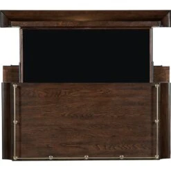 Commerce And Market Dukes Bar Cabinet - Dark Wood -France and Son Store 7228 50725 85 open top da5cd577 cd6a 4342 907d 58f07b539648