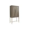 Lexington Cheval Bar Cabinet - Platinum -France and Son Store 732 961C Silo