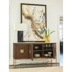 Lexington Tiburon Sideboard With Stone Top - Montecito -France and Son Store 740 869C WS Open