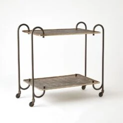 Blade Bar Cart-Bronze