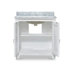 Grosvenor Single Vanity In True White W/ Sink & Marble Top -France and Son Store 76455trw 2 2 1 8ed96fec 1ea3 4b8a ba4e 58ad619bea15