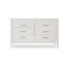 Belgravia 6 Drawer Dresser In True White -France and Son Store 76555trw 2 d6f8de88 d16c 4006 9048 7a57931dfdb8