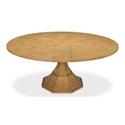 Giselle Round Jupe Extension Dining Table