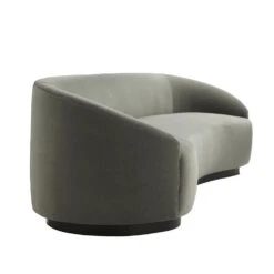 Carver Sofa Sharkskin Velvet Grey Ash - Gray -France and Son Store 8032.d2 44a8f656 7cdb 4cee bdfb bc94d294189e