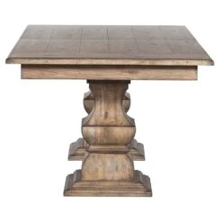 Arcadian Dining Table - Burnished Oak - White Oak Solids -France and Son Store 8063 43 side 1