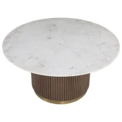 Dimitri Round Dining Table -France and Son Store 8071 TB 8072 48 top 1
