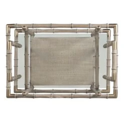 Temperate Grove Bar Cart - Sanibel - White Oak Solids & Veener. Raffia Accents -France and Son Store 8102 48 top 2702f3dcd83a78b6801b740667cdacca9661c894