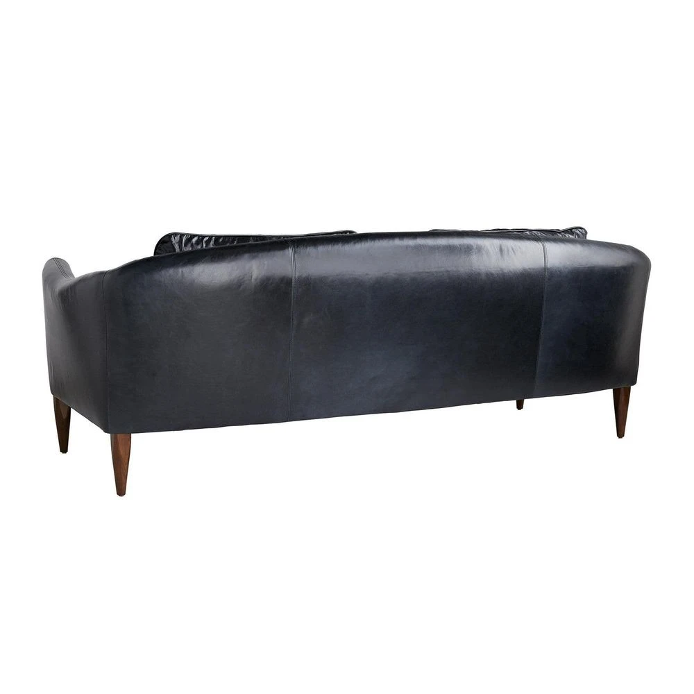 Parisian Leo Sofa Ink Leather 80" 7 Parisian Leo Sofa Ink Leather 80" - Image 5
