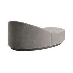 Carver Chaise Sharkskin Velvet Grey Ash, Left Arm - Gray -France and Son Store 8145.d3 6980a901 351d 4921 97cc e92c22e3e373