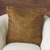 Golden Beaded Shag Pillow 1 Golden Beaded Shag Pillow -France and Son Store 81643