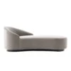 Carver Chaise Sharkskin Velvet Grey Ash Right Arm - Gray -France and Son Store 8167 d514967d 9495 4bcc a9b1 9ca7b03fd35d