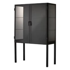 Chauncey Wide Curio Bar Cabinet -France and Son Store 8550d3e8a1f6d97ea088e00c43243bfc5e4c8845 full