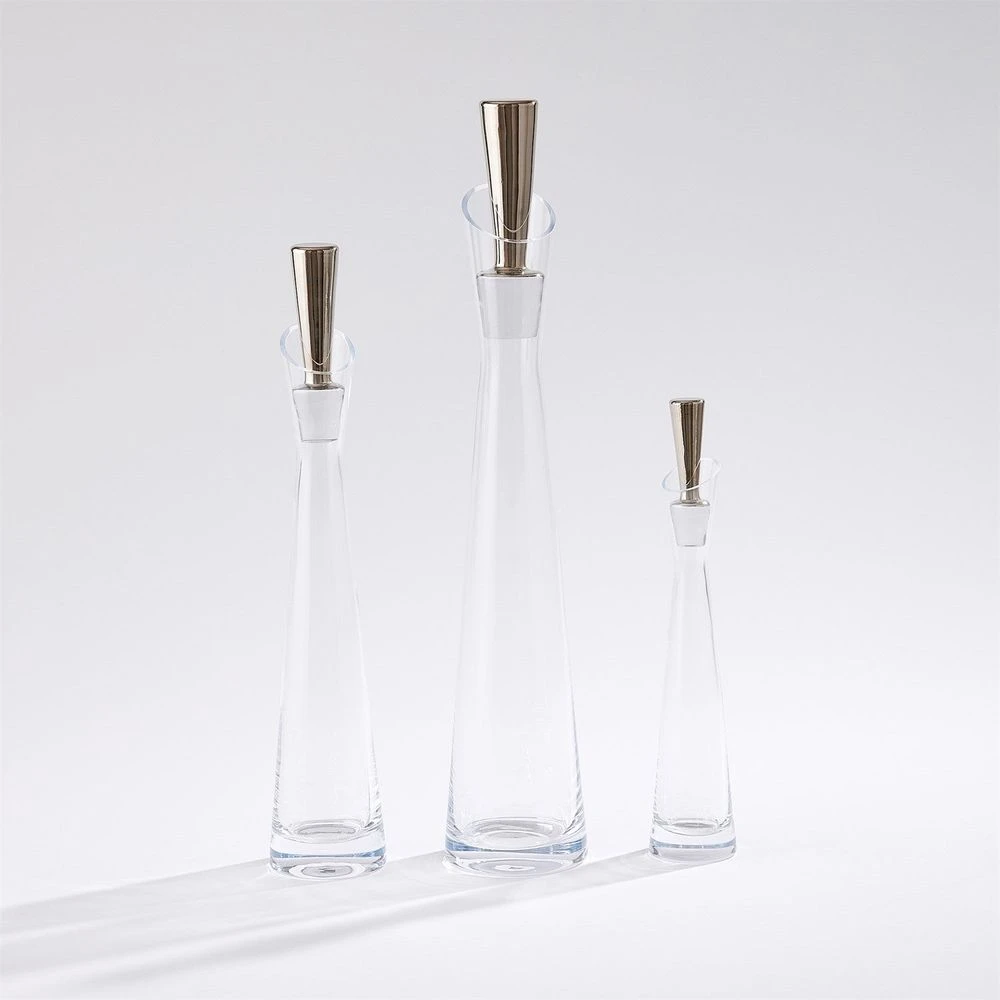 Slant Decanter-Platinum-Med 3 Slant Decanter-Platinum-Med
