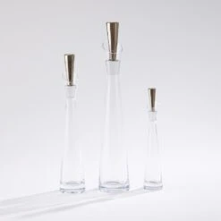 Slant Decanter-Platinum-Sm