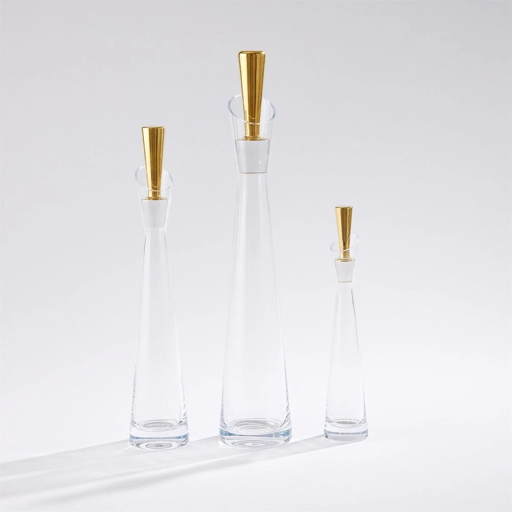 Slant Decanter-Gold-Sm 3 Slant Decanter-Gold-Sm