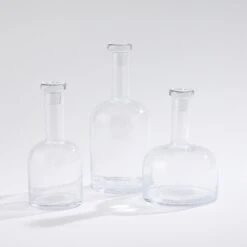 Necked Seeded Decanter-Lg