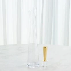 Slant Decanter-Gold-Sm 17 Slant Decanter-Gold-Sm -France and Son Store 88496