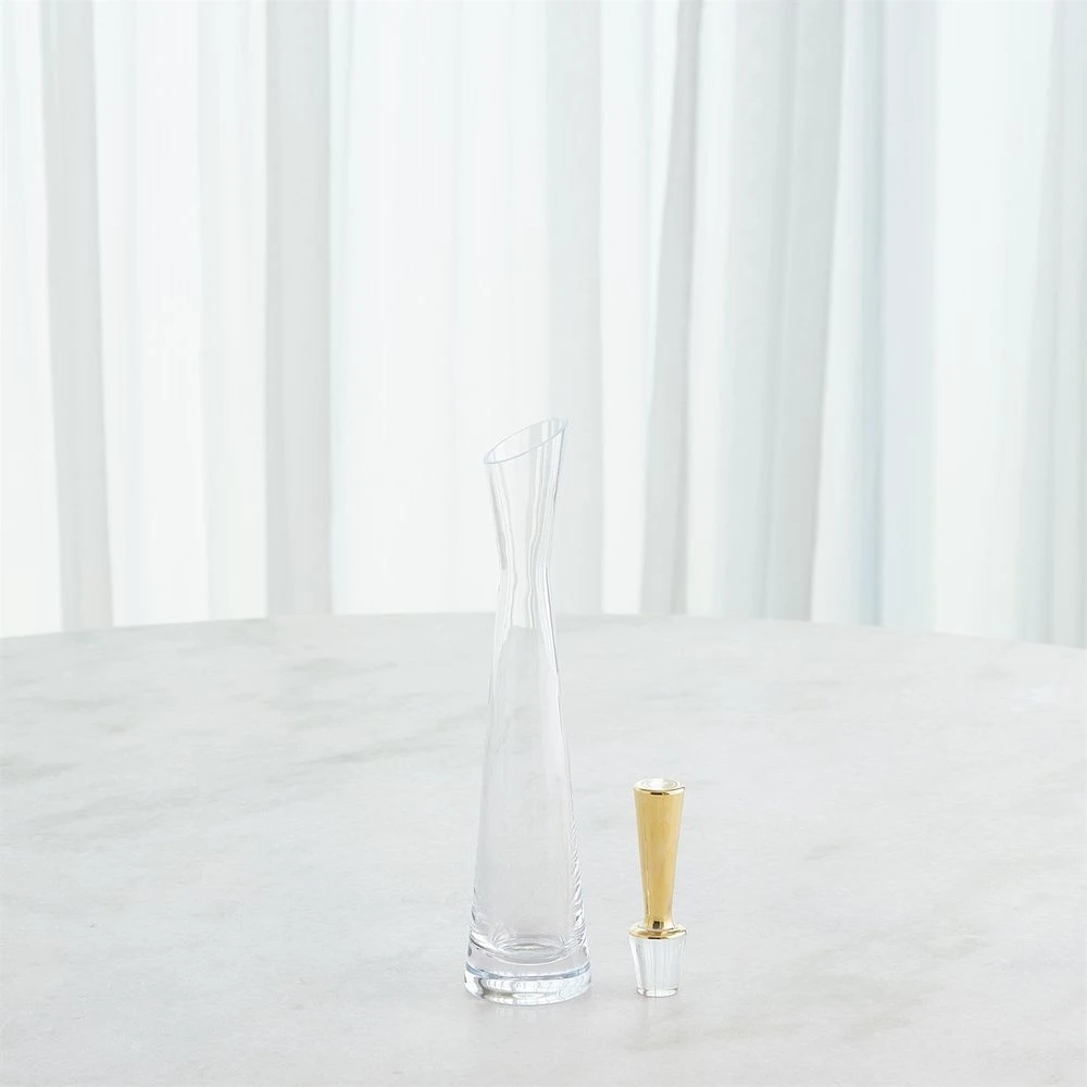 Slant Decanter-Gold-Sm 4 Slant Decanter-Gold-Sm - Image 2