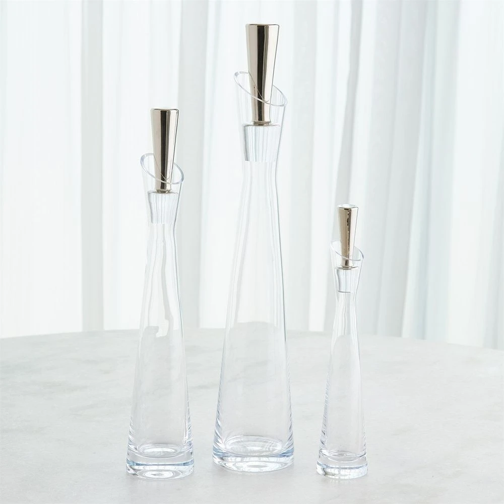Slant Decanter-Platinum-Med 8 Slant Decanter-Platinum-Med - Image 6