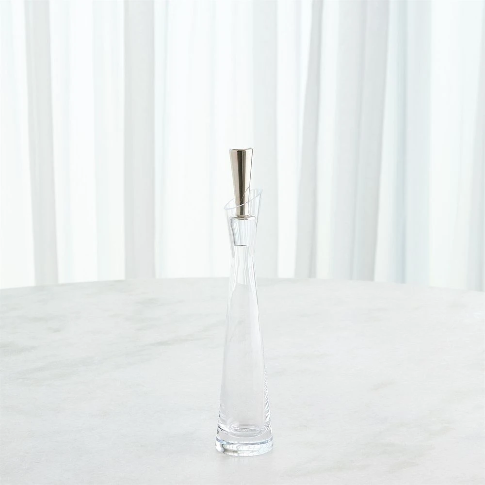 Slant Decanter-Platinum-Sm 4 Slant Decanter-Platinum-Sm - Image 2