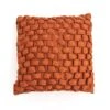 Square Ruche Pillow-Rust -France and Son Store 88997