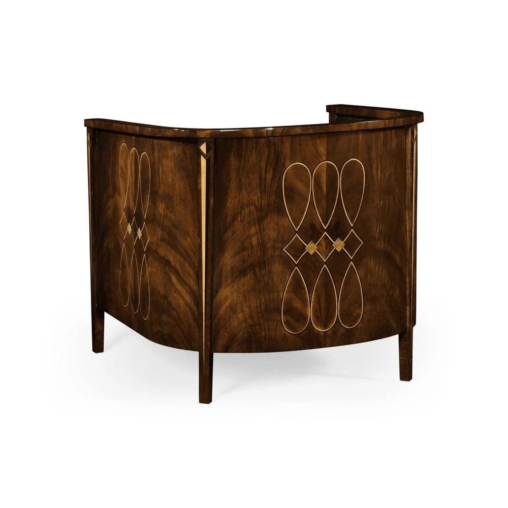 Knightbridge Antique Mahogany Tub Chair 6 Knightbridge Antique Mahogany Tub Chair - Image 4