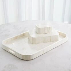 Super Ellipse Tray-White Bone -France and Son Store 90167 96d25f22 2d83 4205 ab1b d6fd5f72d356