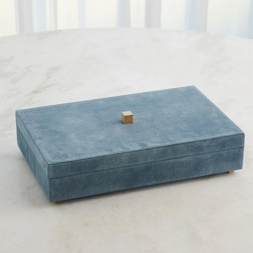 Posh Tray-Dusty Blue Suede-Sm 4 Posh Tray-Dusty Blue Suede-Sm - Image 2