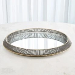Whipped Wire Tray/Mirror-Sm -France and Son Store 90301 a7522938 94b5 4227 9788 27c54c3466c2